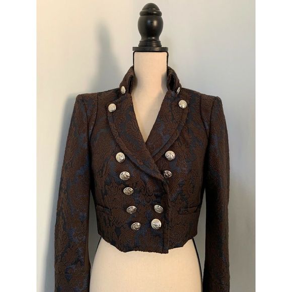 Bebe Jackets & Blazers - Bebe Crop Military Jacket